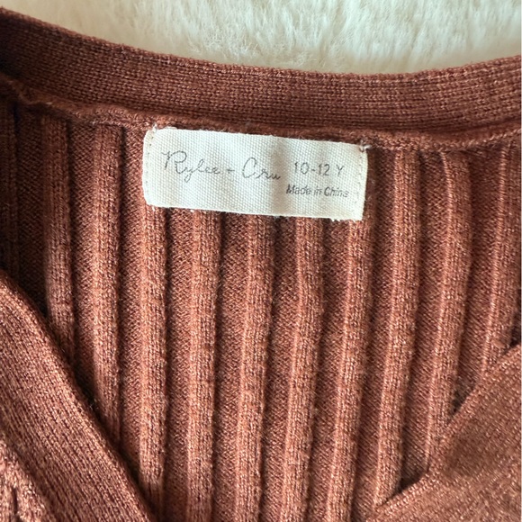 Rylee + Cru - Tween Long Sleeve Knit SET- Brown 10-12y - Picture 5 of 6